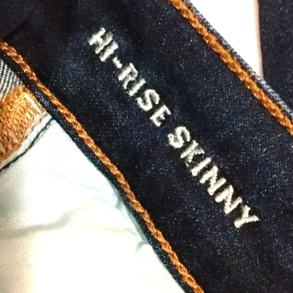 AMERICAN EAGLE HI-RISE SKINNY SUPER STRETCH JEANS - Picture 4 of 11